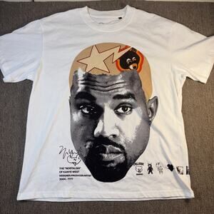 Kanye West “NOSTALGIA” Graphic T-shirt White Bear Men’s Large Deadstock